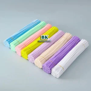 Kẽm nhung loại 1 dày 7-8mm, bó 50-100 sợi, mịn đẹp làm hoa handmade - Ảnh 2