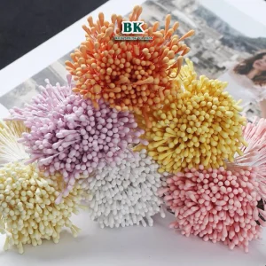 Nhụy Bột Làm Hoa Handmade Đầu Nhỏ 2mm Sơn Mờ Nhiều Màu Sắc - Ảnh 3