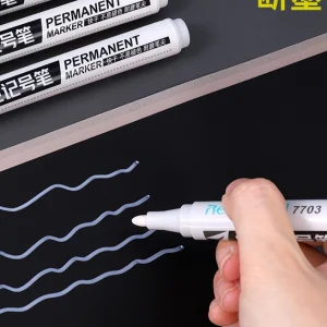 Bút viết kính Acrylic mực trắng không phai màu, bền màu, nhiều mực, đầu bút 1mm 2mm - Ảnh 6