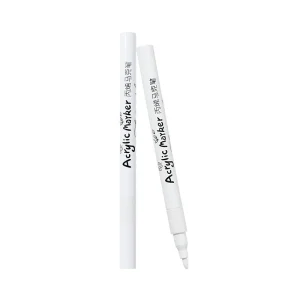 Bút viết kính Acrylic mực trắng không phai màu, bền màu, nhiều mực, đầu bút 1mm 2mm - Ảnh 5