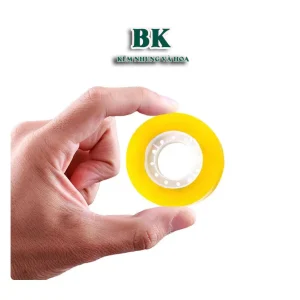 Băng keo trong 1cm loại tốt, dày, siêu dai, dính tốt, làm bó hoa tươi, hoa handmade - Ảnh 4