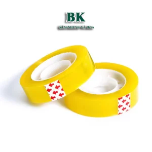 Băng keo trong 1cm loại tốt, dày, siêu dai, dính tốt, làm bó hoa tươi, hoa handmade - Ảnh 3